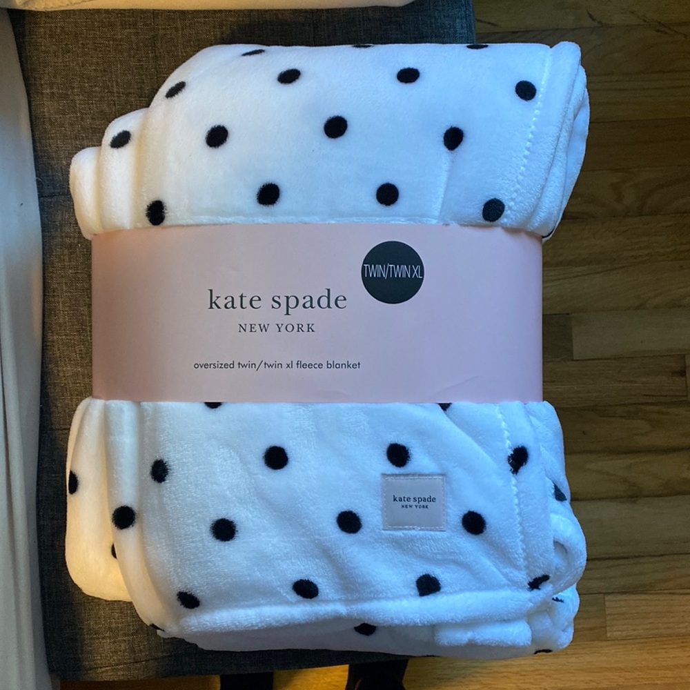 Kate Spade fleece blanket
